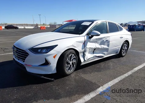 2021 Hyundai Sonata Blue из США, поврежденный, VIN KMHL24JJ8MA036133